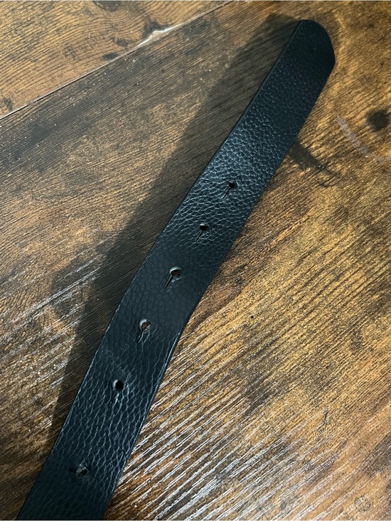 Black Belt with Gold Double G Interlocking Buckle main image 10